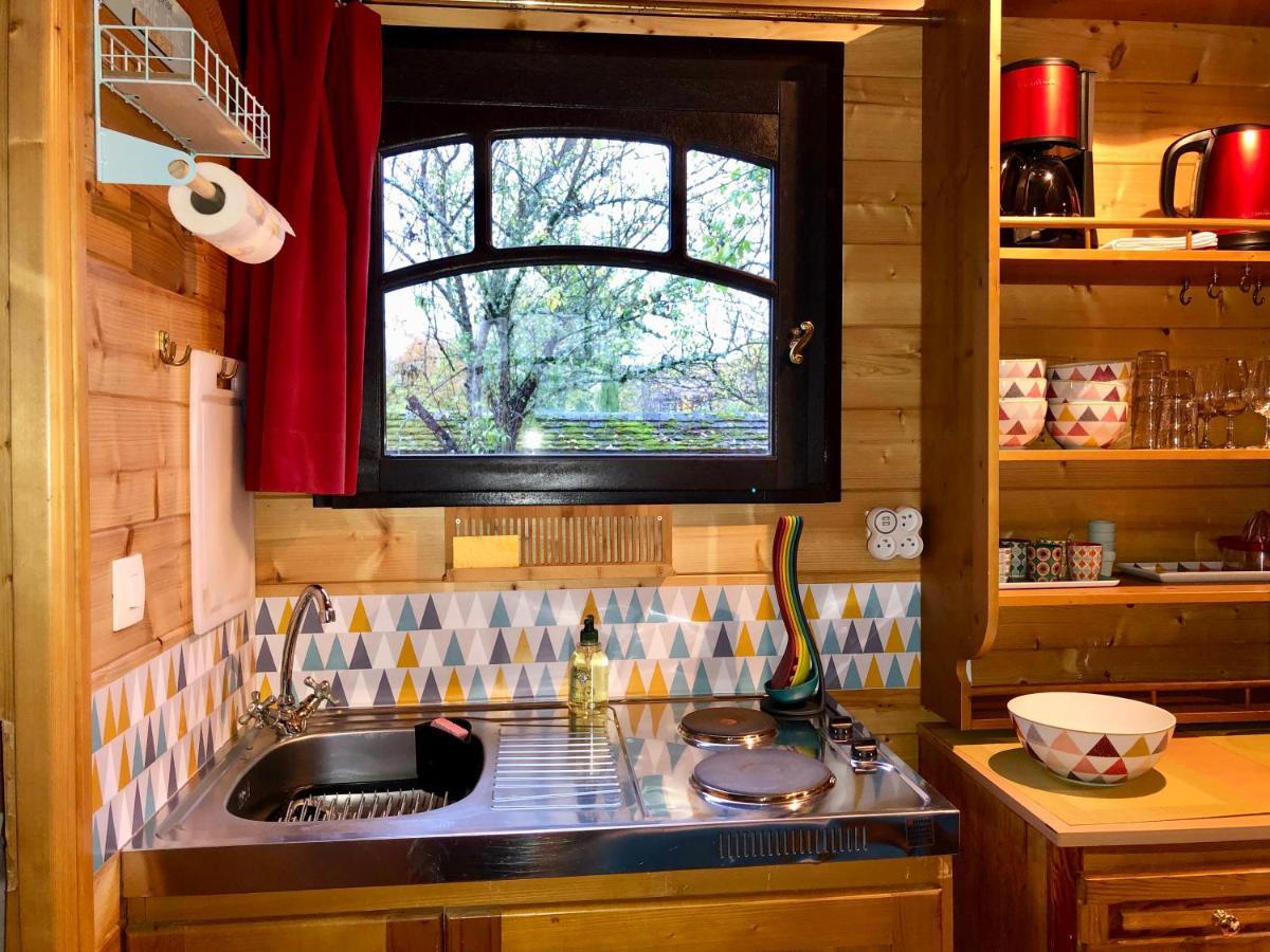 Millygite Roulotte - 4 Seasons Chalet-On-Wheels エクステリア 写真